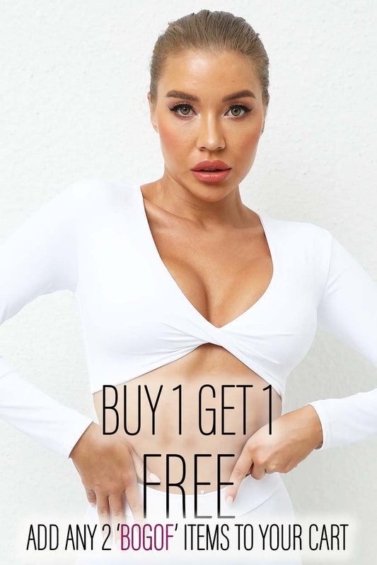 Long Sleeve Padded Yoga Crop Top