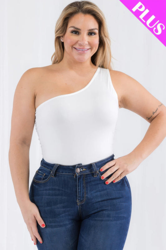 Plus Size Shoulder Bodysuit