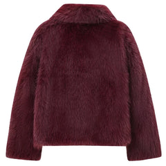 Fluffy Faux Fur Bomber Jacket