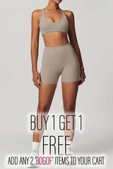 Two-Piece Mini Shorts Sportswear Gym Set