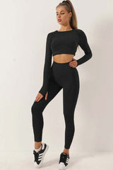 Two-Piece Seamless Premium Fitness Sports Set