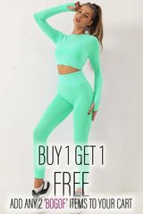 Two-Piece Seamless Premium Fitness Sports Set