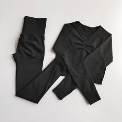 Two-Piece Seamless Premium Fitness Sports Set