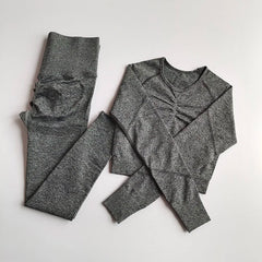 Two-Piece Seamless Premium Fitness Sports Set