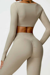 Long-Sleeved Running & Gym Set