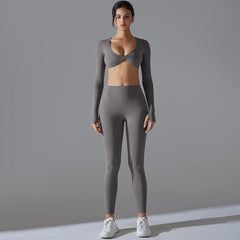 Seamless Yoga Bra & Leggings Set