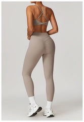 Two-Piece Top & Leggings Gym Set