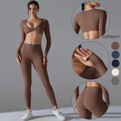 Seamless Yoga Bra & Leggings Set