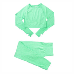 Two-Piece Seamless Premium Fitness Sports Set