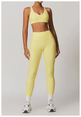 Two-Piece Top & Leggings Gym Set