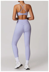 Two-Piece Top & Leggings Gym Set