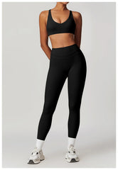 Two-Piece Top & Leggings Gym Set