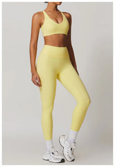 Two-Piece Top & Leggings Gym Set