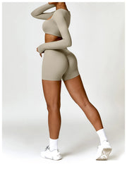 Long-Sleeved Running & Gym Set