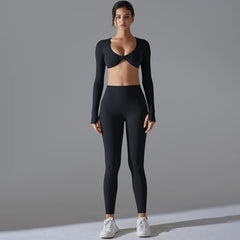 Seamless Yoga Bra & Leggings Set