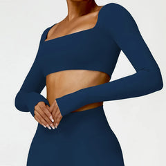 Long-Sleeved Running & Gym Set