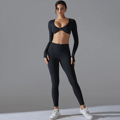 Seamless Yoga Bra & Leggings Set