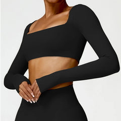 Long-Sleeved Running & Gym Set