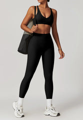 Two-Piece Leggings Sportswear Gym Set