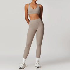 Two-Piece Leggings Sportswear Gym Set