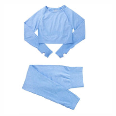 Two-Piece Seamless Premium Fitness Sports Set