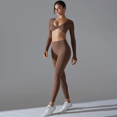 Seamless Yoga Bra & Leggings Set