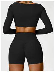 Long-Sleeved Running & Gym Set