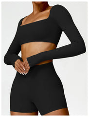 Long-Sleeved Running & Gym Set