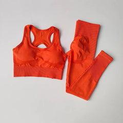 Sports Bra & High-Waist Leggings Yoga & Gym Set