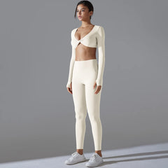 Seamless Yoga Bra & Leggings Set