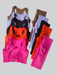 Sports Bra & High-Waist Leggings Yoga & Gym Set
