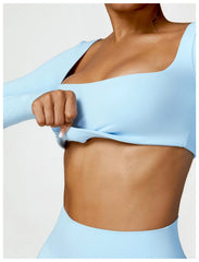 Long-Sleeved Running & Gym Set