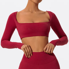 Long-Sleeved Running & Gym Set