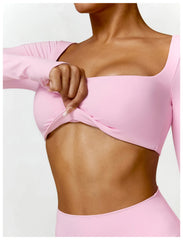 Long-Sleeved Running & Gym Set