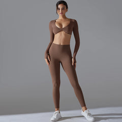 Seamless Yoga Bra & Leggings Set