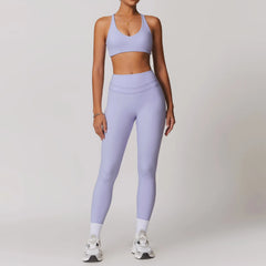 Two-Piece Leggings Sportswear Gym Set