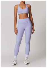 Two-Piece Top & Leggings Gym Set