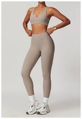 Two-Piece Leggings Sportswear Gym Set