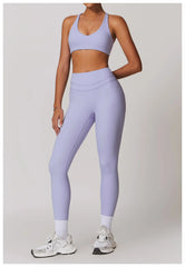Two-Piece Top & Leggings Gym Set