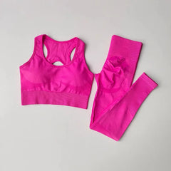 Sports Bra & High-Waist Leggings Yoga & Gym Set