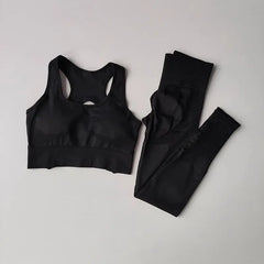 Sports Bra & High-Waist Leggings Yoga & Gym Set
