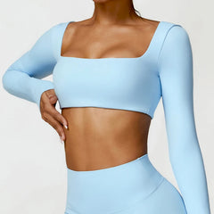 Long-Sleeved Running & Gym Set