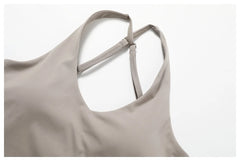 Two-Piece Short Sleeve Crop Gym Set
