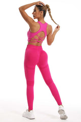 Sports Bra & High-Waist Leggings Yoga & Gym Set
