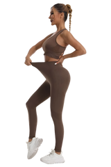Sports Bra & High-Waist Leggings Yoga & Gym Set